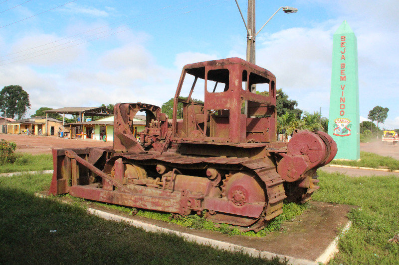 Bulldozer used to clear forests