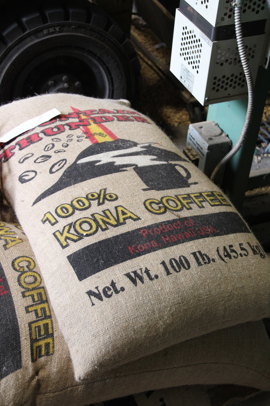 100 pounds of expensive coffee