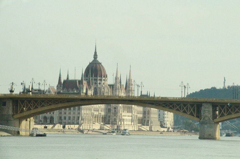 Parliament seen through Margit Bridge
