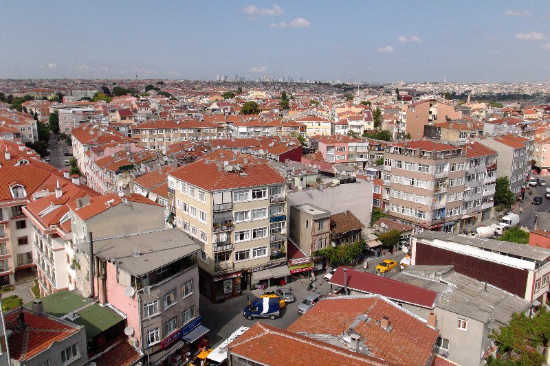 Modern Istanbul nestles up to the Land Walls at Yedukile