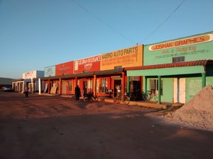 Shopfronts, Mpika town