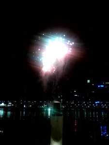 Fireworks at the harbour (2)