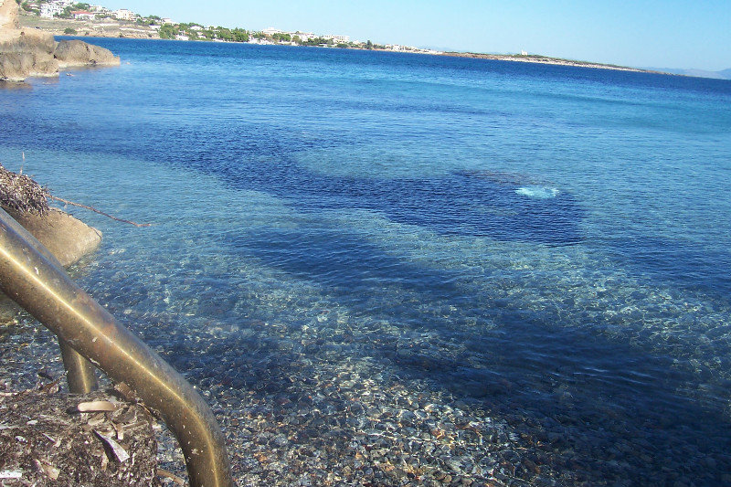 Beach at the Aegian Sea