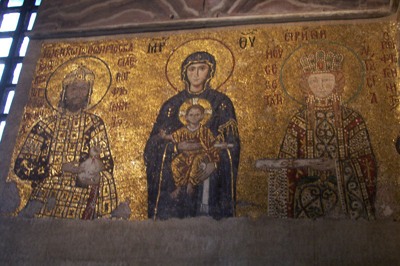Hagia Sophia’s Mary with Emperors 