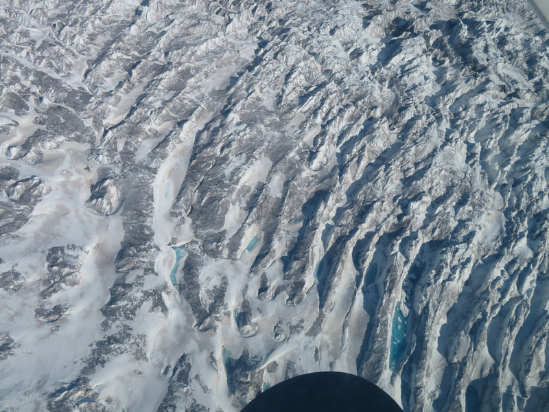 Close-up of Glacier Surface