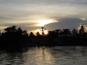 Mekong sunsets were amazing!
