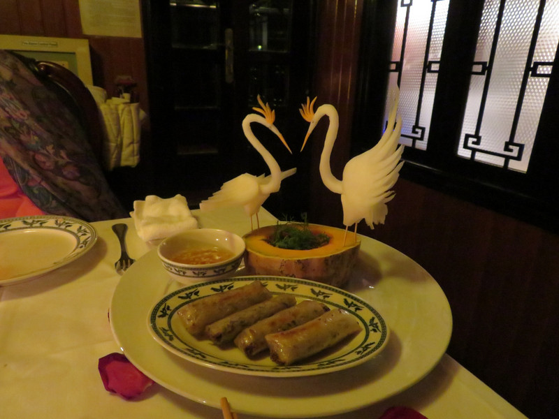 Cranes at Dinner