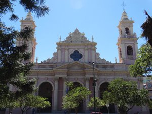 Salta Cathedral from the Main Square