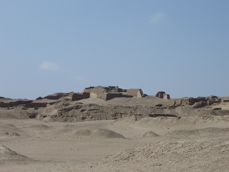 Archaelogical site at Pachacamac
