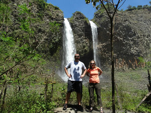 One of the many waterfalls on La Ruta De Las Cacades