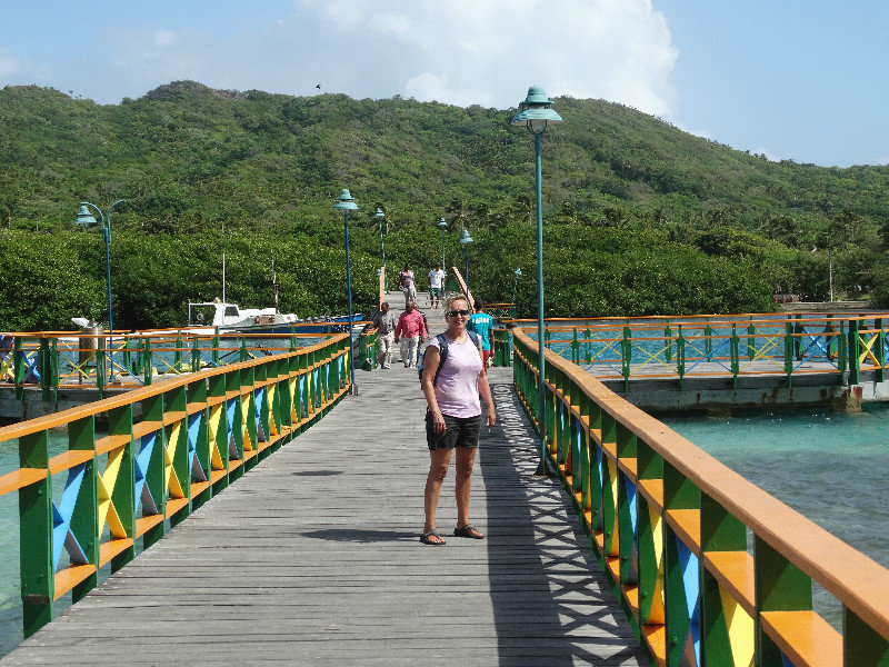 Bridge to Santa Catalina from Providencia
