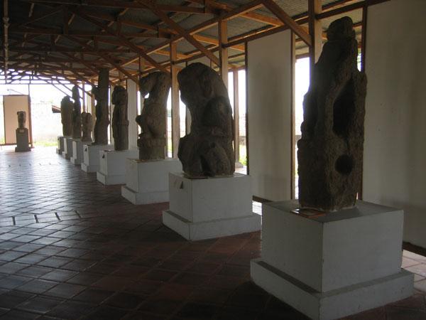 Statues at a distance