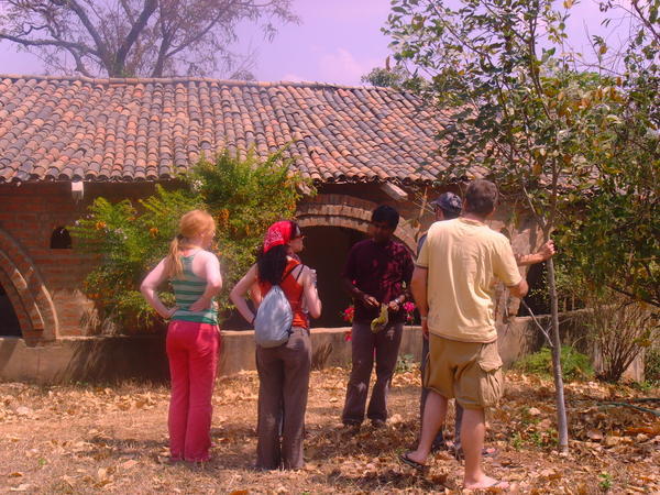 on the tour of the farmhouse