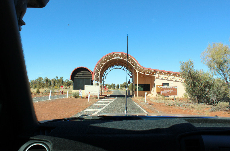 Entry to the National Park