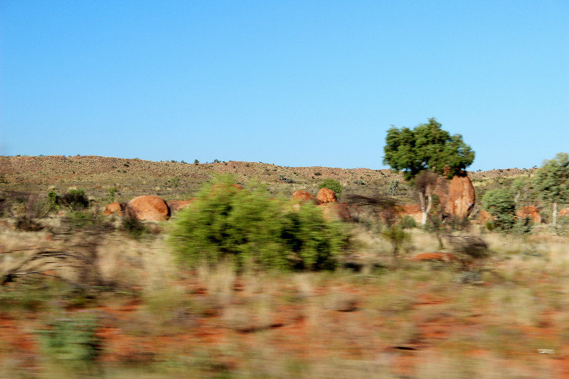 Devils Marbles drive by