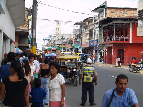 the streets of Iquitos
