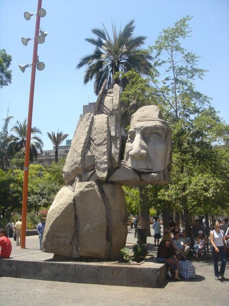 Cool Statue in Santiago