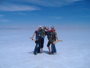 On the Salar with the Brits