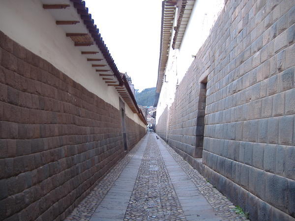Incan walls in Cusco city