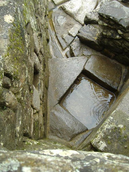 Sacred fountain in Machu Picchu