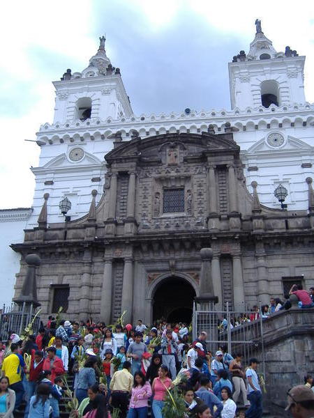 Palm Sunday in Old town Quito