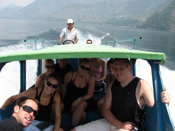 Boat tour around the lake