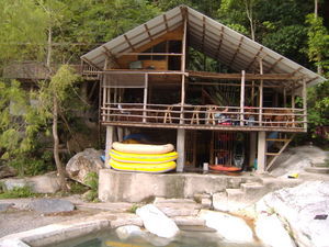 Our rafting and jungle lodge