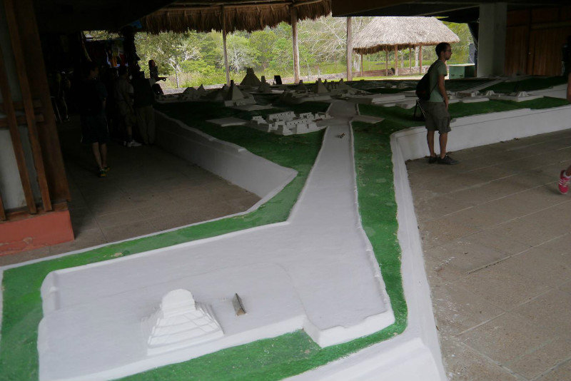 Makieta ruin Tikal