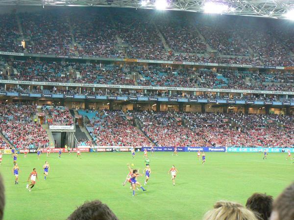 AFL game with the Sydney Swans