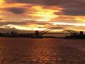 Sunset over the Harbour Bridge