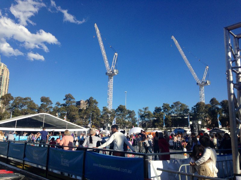 Ice rink at Darling Harbour