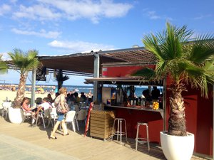 One of many beach bars 