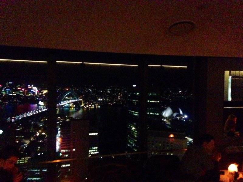 Views of Harbour Bridge and Opera House from O Bar
