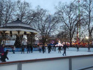 Ice rink in Winter Wonderland
