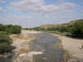 Cool stream in a sandy wadi