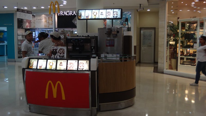 McDonalds ice cream stand