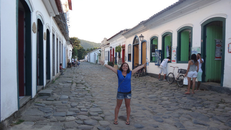 The streets of Paraty