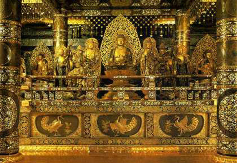 Konjiki-do (Golden Hall), Chuson-ji Temple