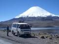 Parinacota and our 4-WD minivan