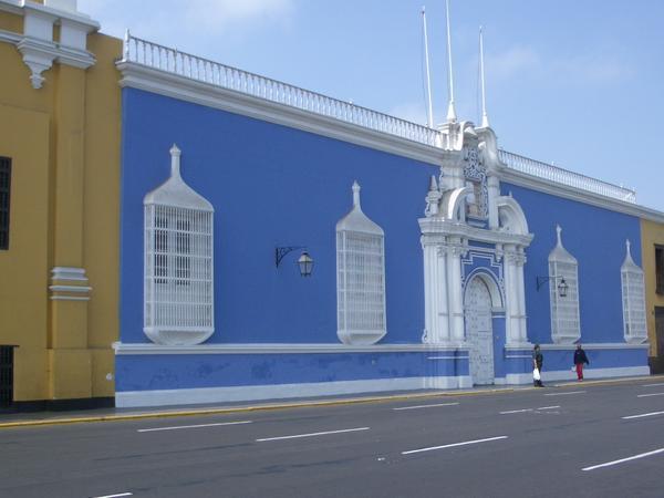 Colonial building in Trujillo