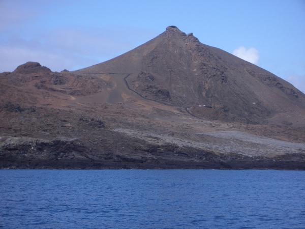 The peak on Bartolomé Island
