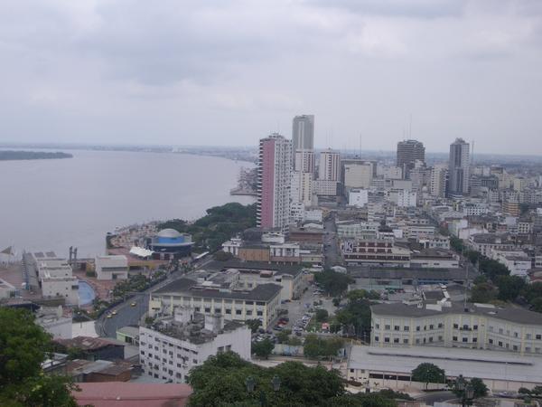 Guayaquil from Cerro Santa Ana