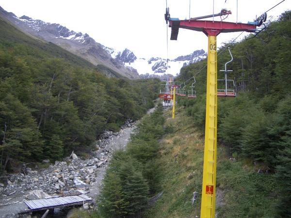 Chairlift to Glaciar Martial