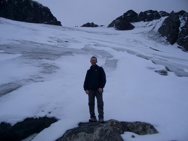 Ryan at Glaciar Martial