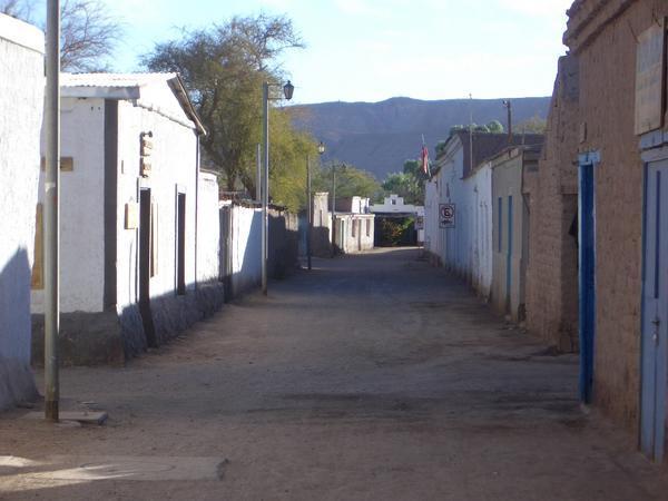 A street in San Pedro de Atacama