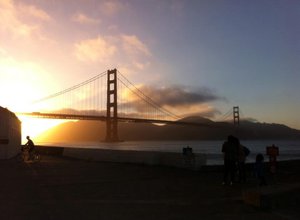 Le Golden Gate sans la "fog" propre à San Francisco