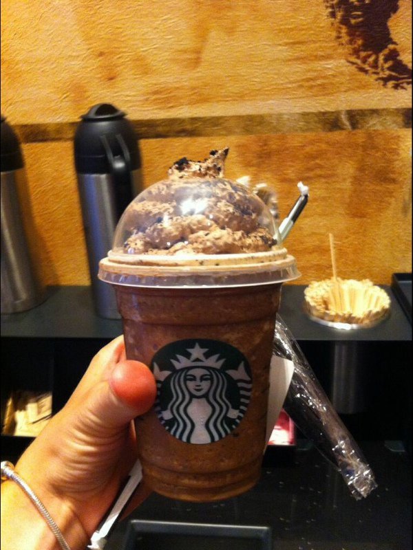 Le frappucino mocha & cookie crisp de Starbucks