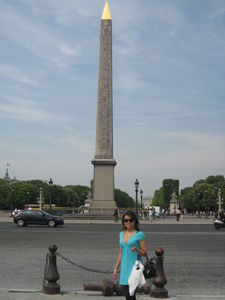 The Obelisk  at the Place de la Concorde