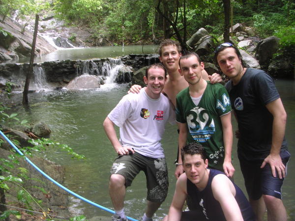 waterfalls on phang-yan
