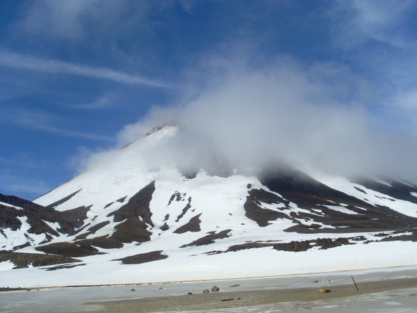 at the summit of mount tongariro